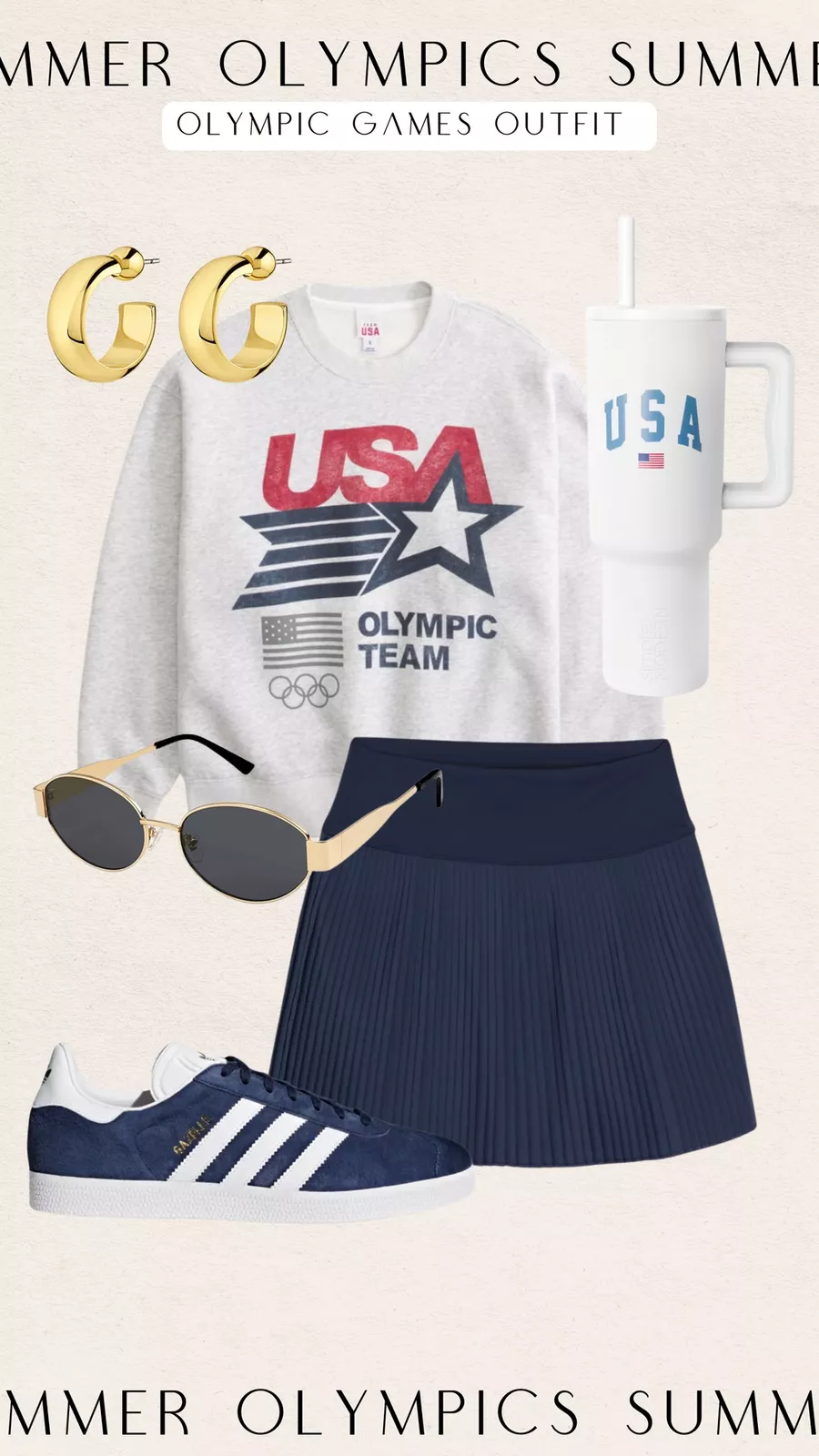 july 4th outfit, olympics outfit, USA outfit